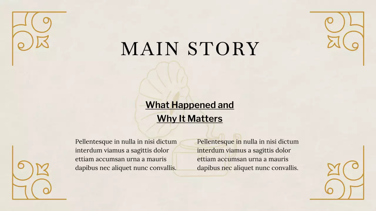 Beige Classic Historical Literature Lecture Presentation