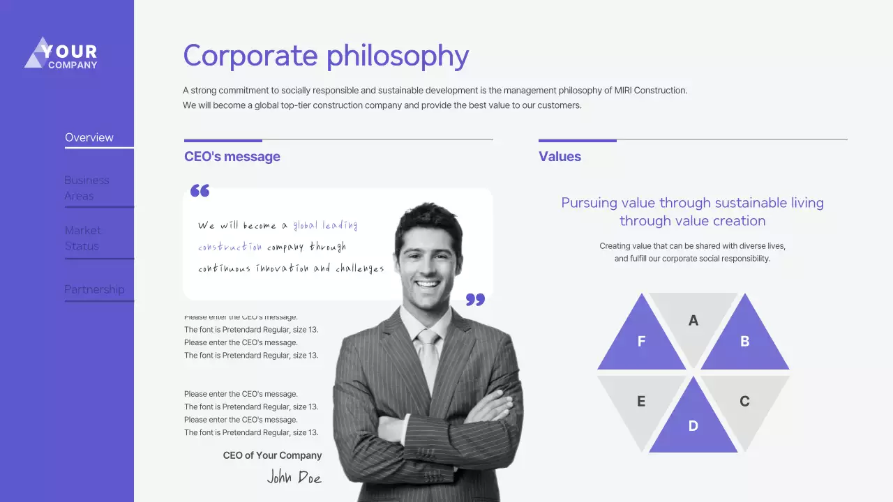 Purple Modern Business Presentation