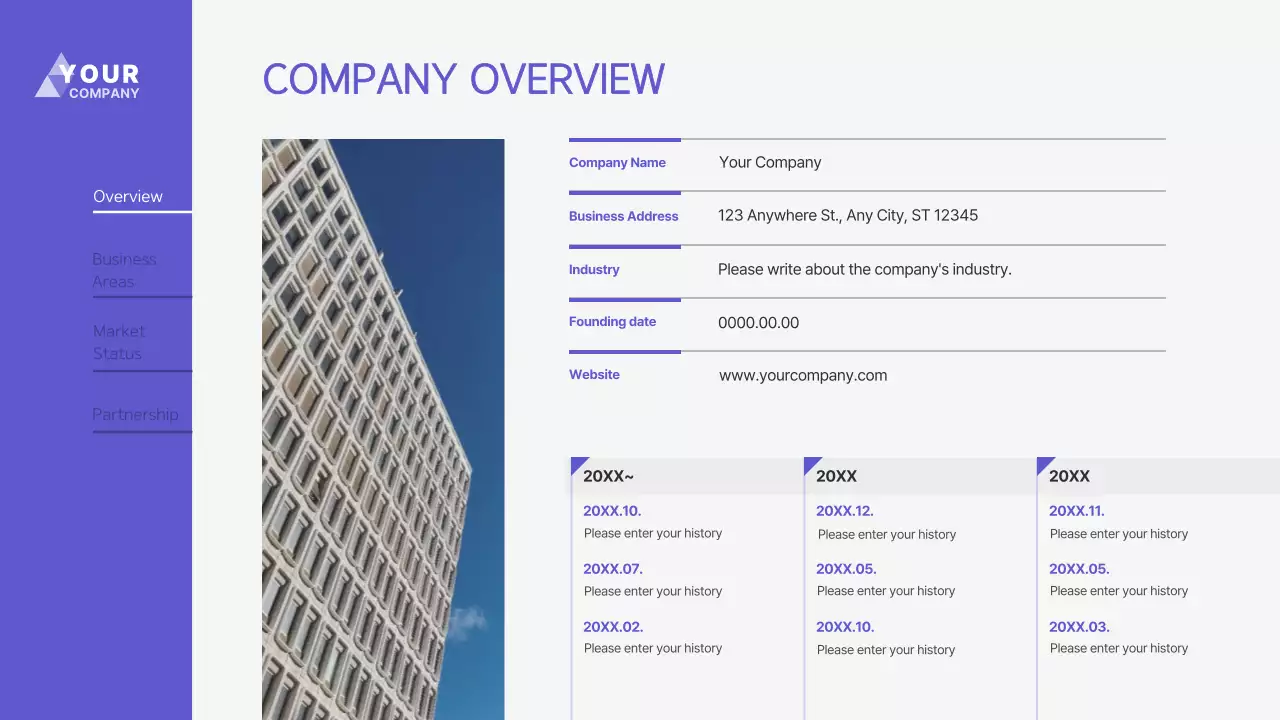 Purple Modern Business Presentation