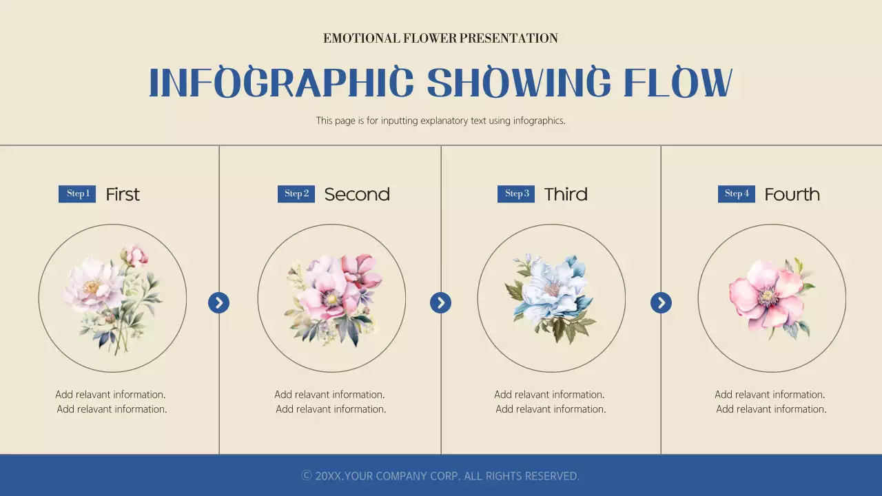 Pink Elegant Flower Presentation