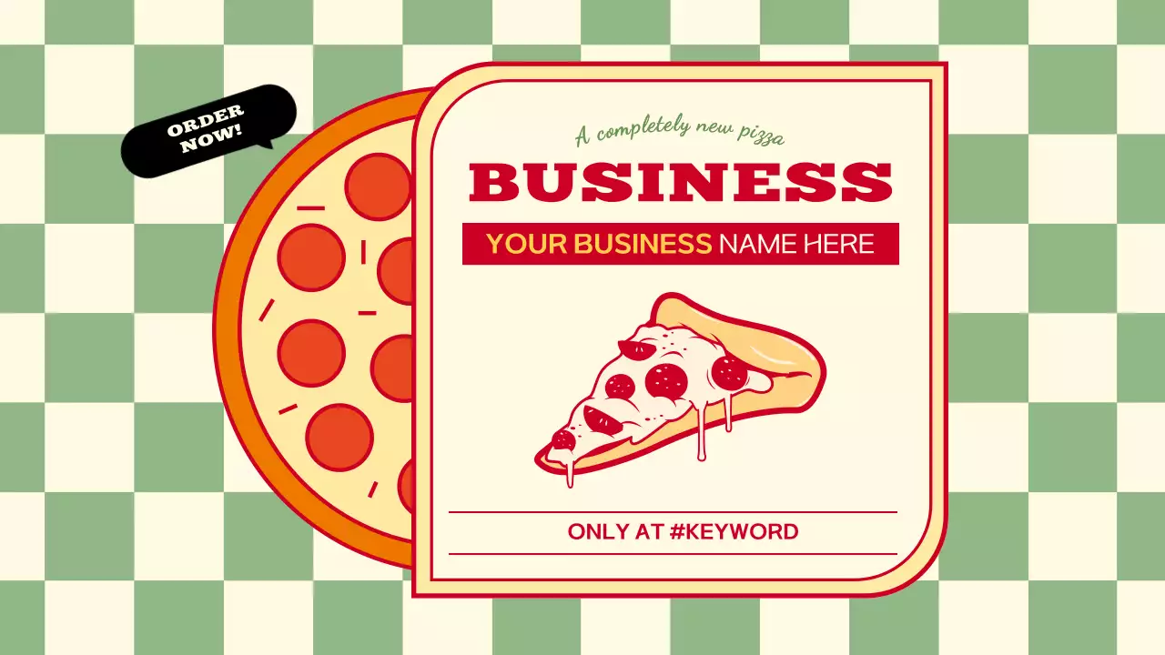 레드 빈티지 피자 사업 계획 프레젠테이션