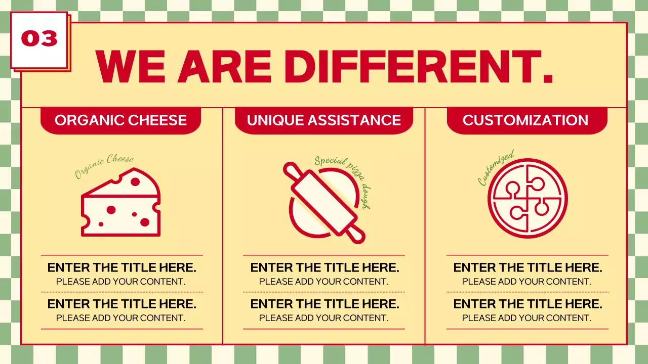 레드 빈티지 피자 사업 계획 프레젠테이션