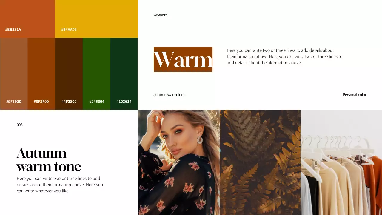 Rainbow Modern Color Guide Presentation