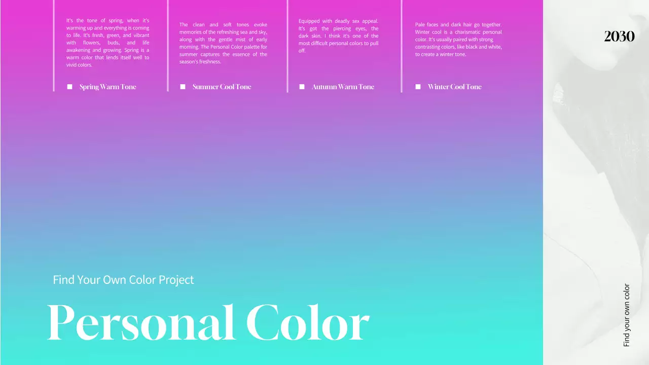 Rainbow Modern Color Guide Presentation