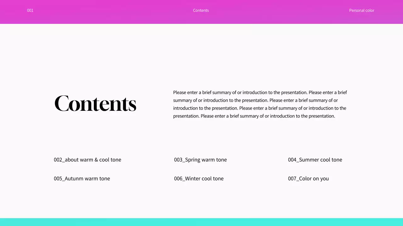 Rainbow Modern Color Guide Presentation