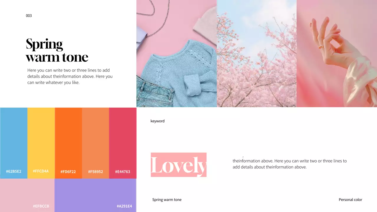 Rainbow Modern Color Guide Presentation