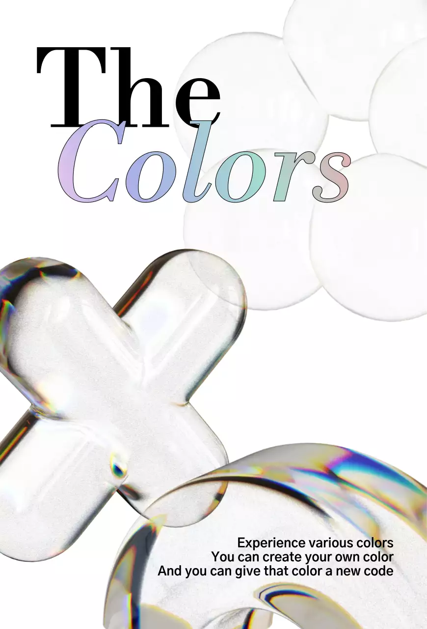 흰색과 검정색의 유리 오브제가 있는 세련된 디자인의 팝업스토어 굿즈