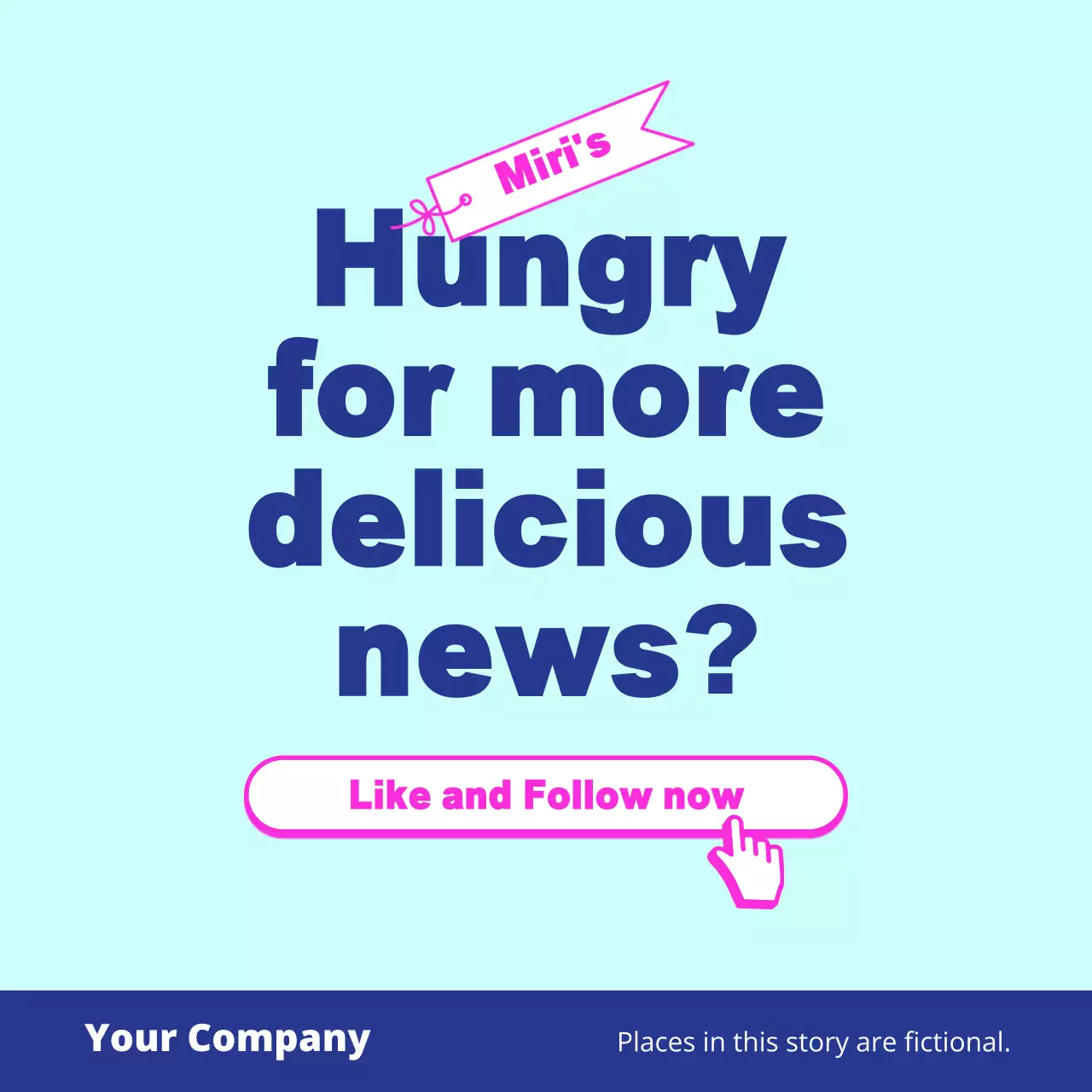 Pink Trendy Food Promotion Instagram Carousel