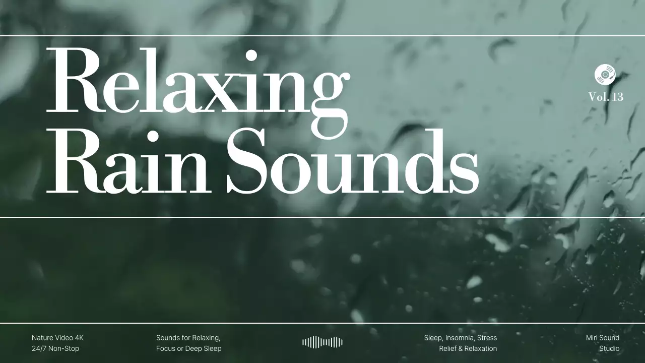 녹색 비내리는 풍경의 잠잘 때 듣기 좋은 플레이리스트