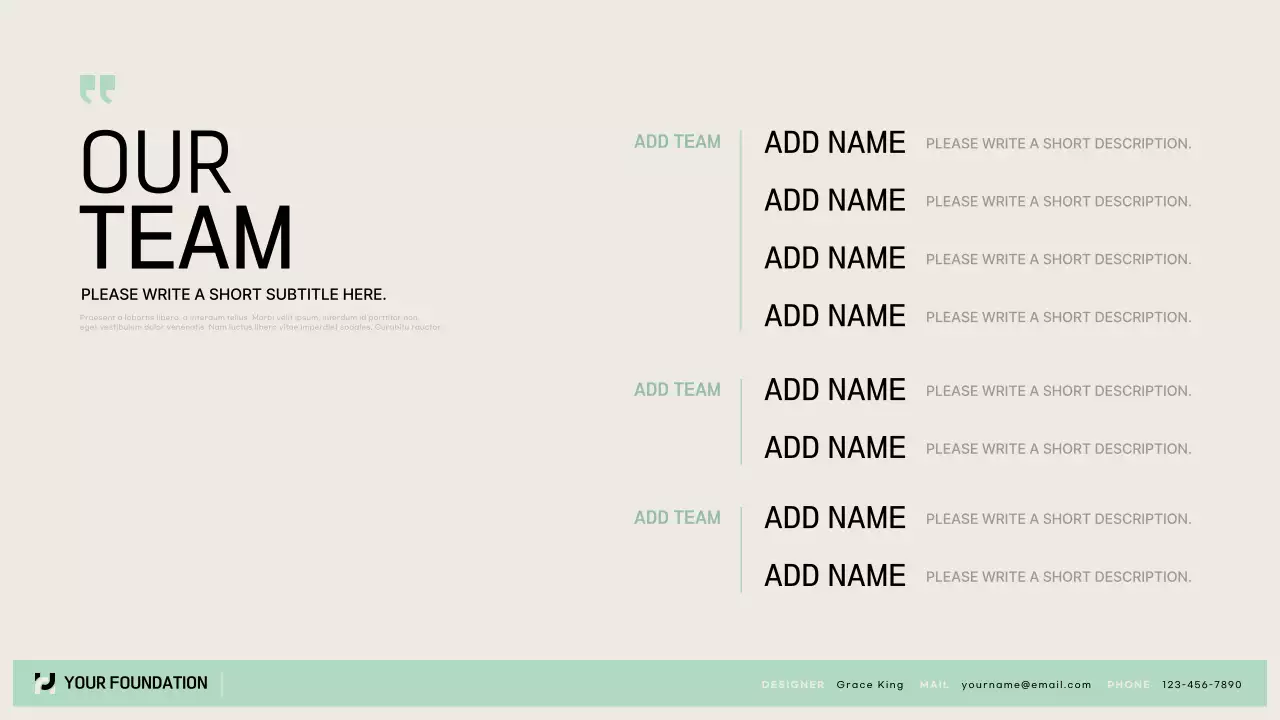 Presentasi Laporan Yayasan Minimalis Mint