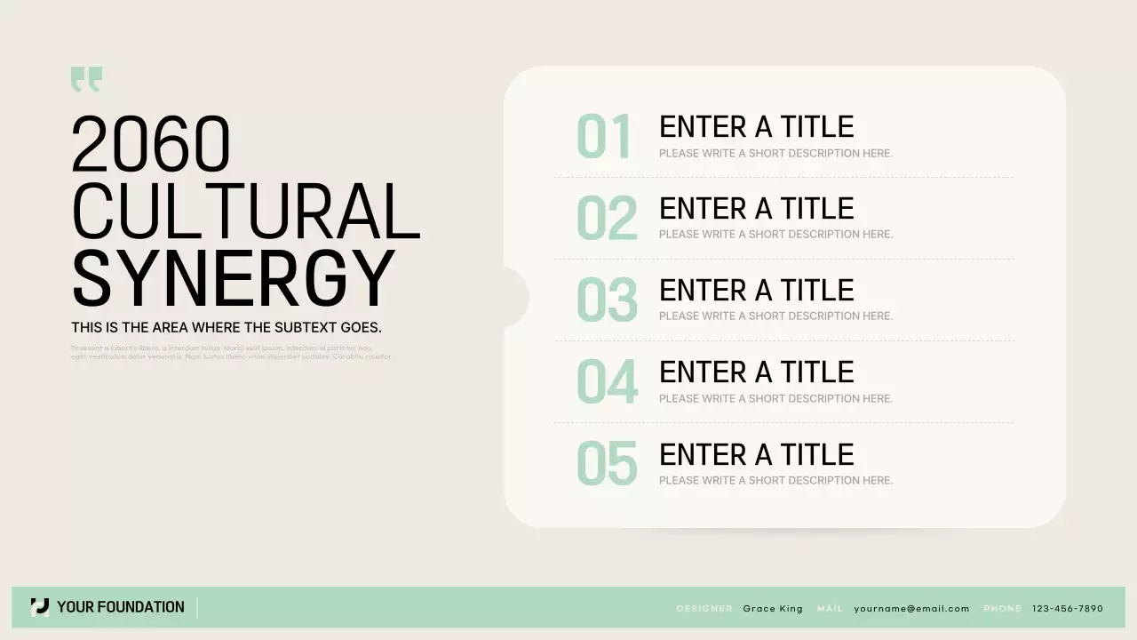 Presentasi Laporan Yayasan Minimalis Mint