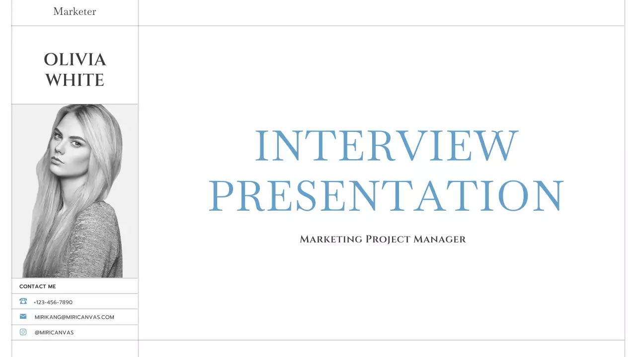 A simple, minimalist cover letter in white