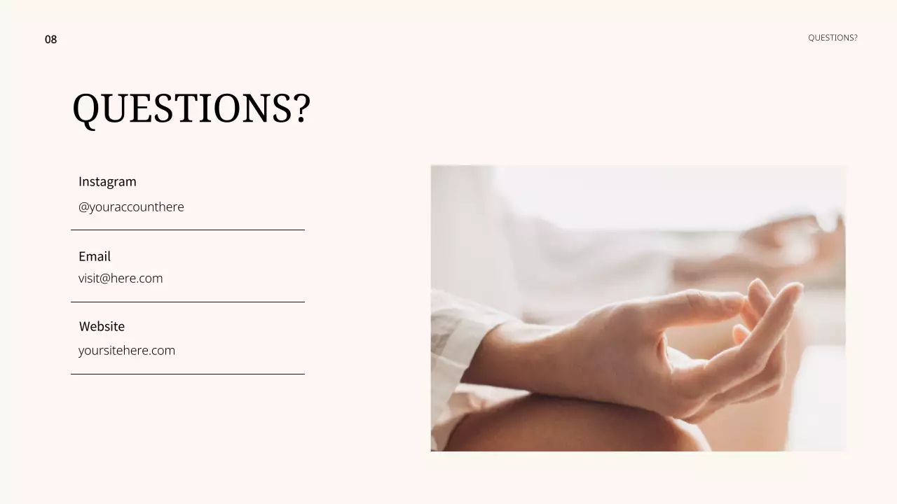 Beige Modern Wellness Lecture Presentation