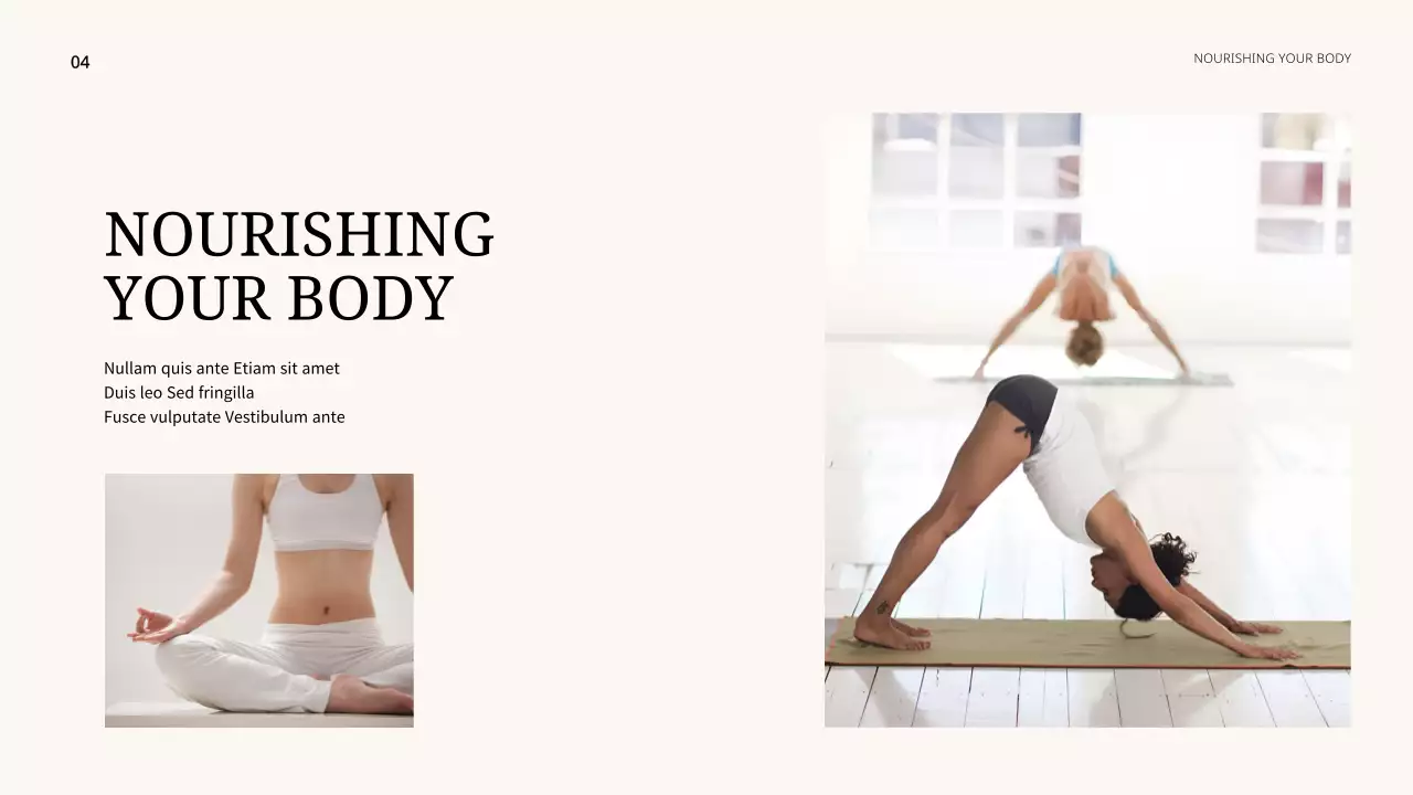 Beige Modern Wellness Lecture Presentation