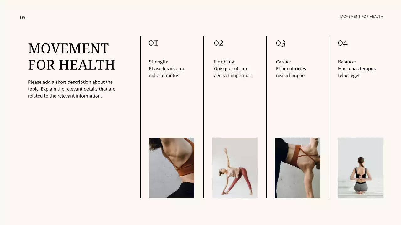 Beige Modern Wellness Lecture Presentation