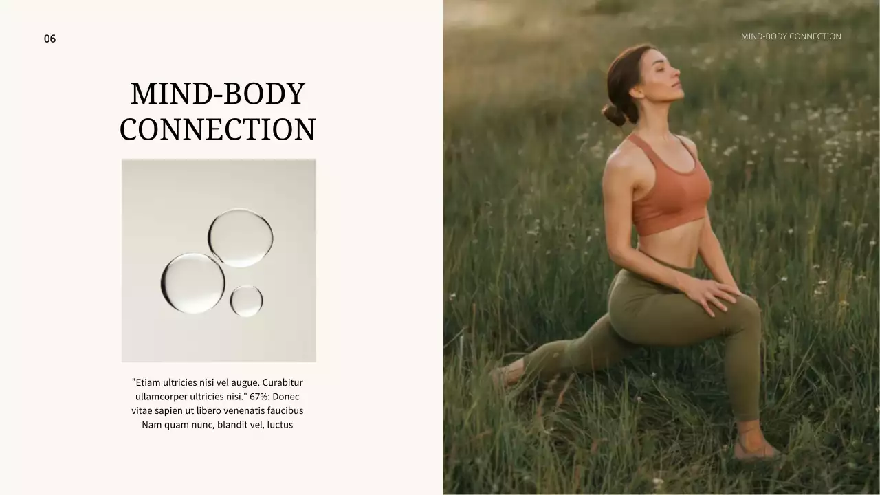 Beige Modern Wellness Lecture Presentation