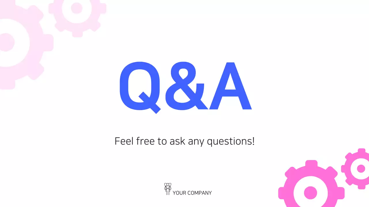 A simple blue and pink web development project brief