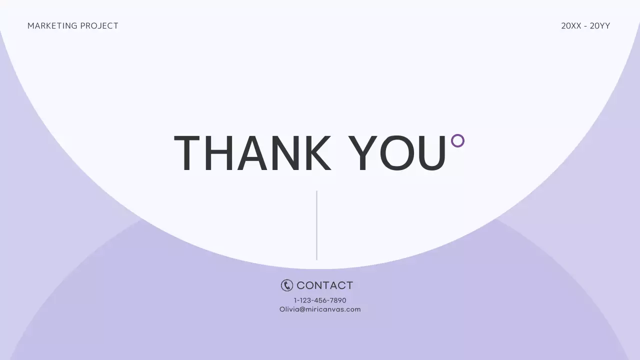 A clean marketing design portfolio