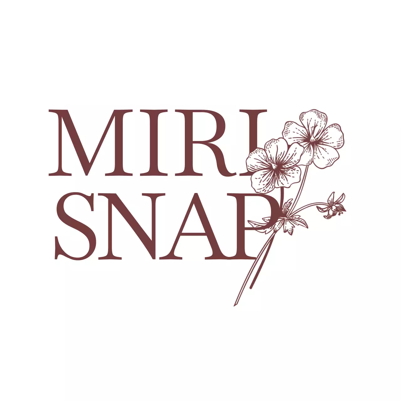 브라운톤의 감성 스냅 스튜디오 간판