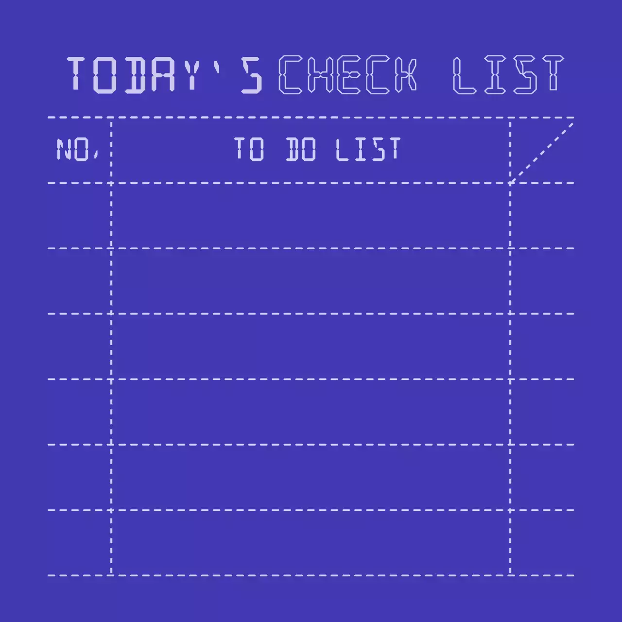 남색과 연보라색의 심플한 영수증 컨셉 패턴