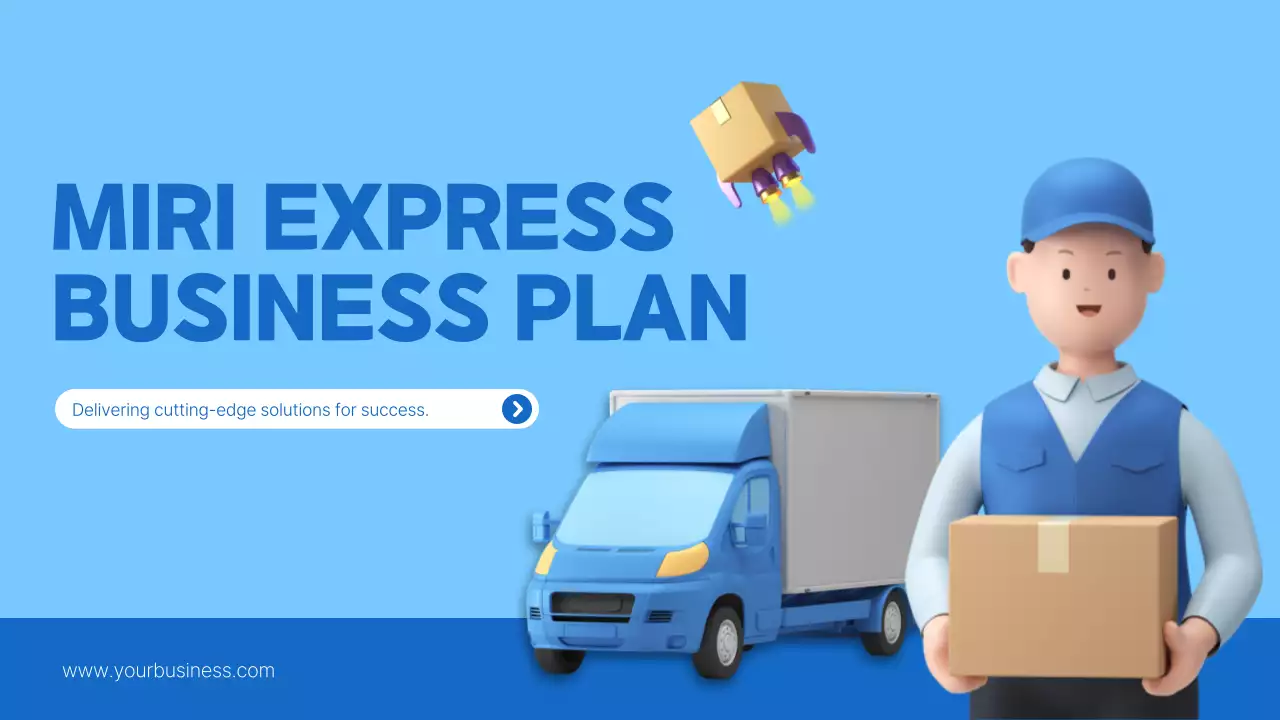 Blue Modern Logistics Plan Presentation