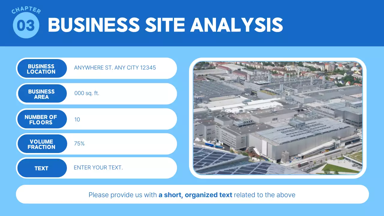 Blue Modern Logistics Plan Presentation