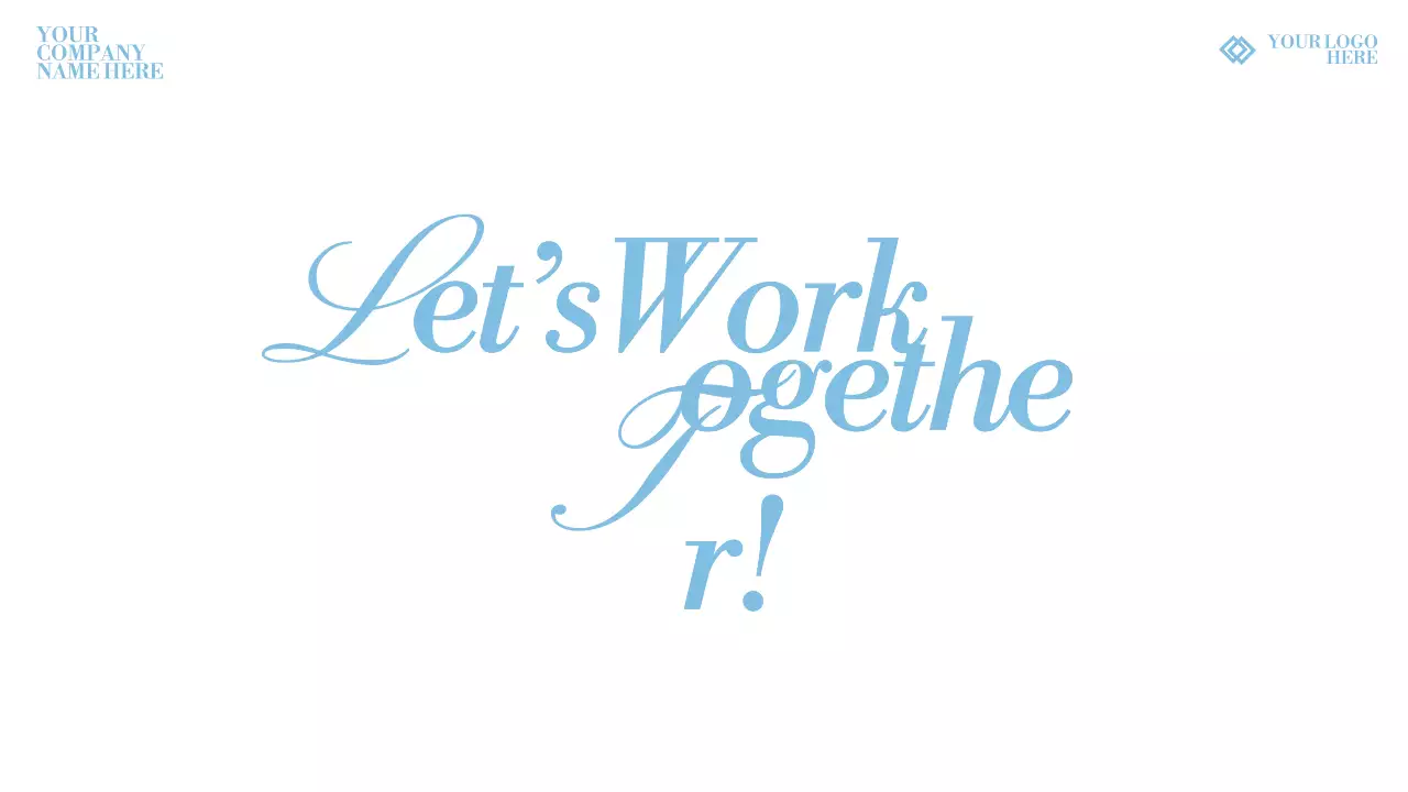 화이트와 하늘색의 모션효과가 들어간 심플 깔끔한 비즈니스 브랜드 소개