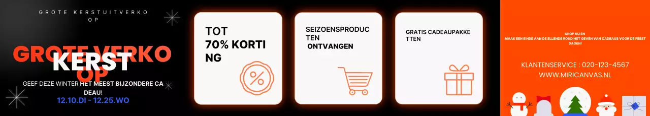 Zwarte moderne kerstuitverkoop