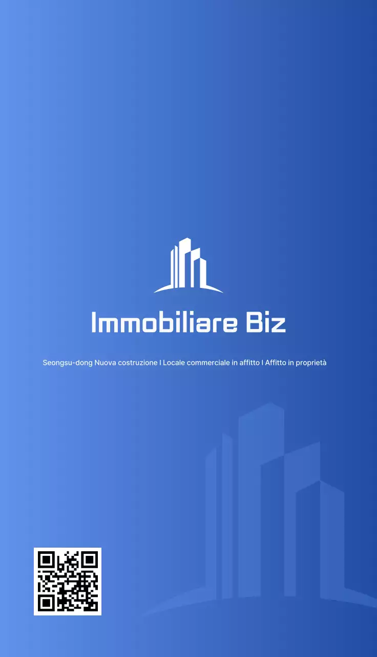 Biglietto da visita blu pulito