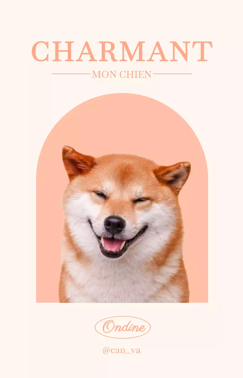 흰색과 분홍색의 귀여운 반려동물 사진이 있는 아치형 프레임