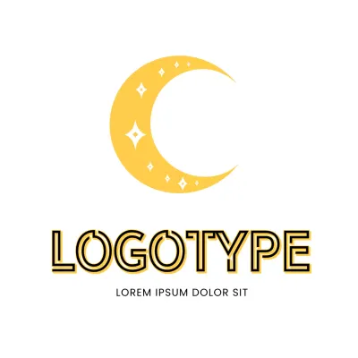 Yellow Modern Design Logo