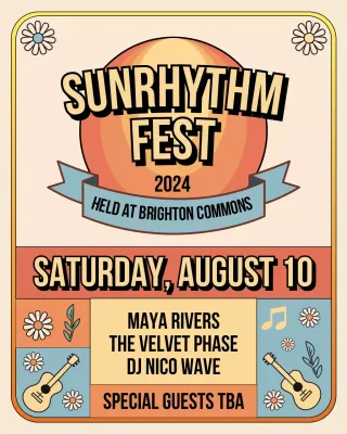 Orange Retro Music Event Instagram Post