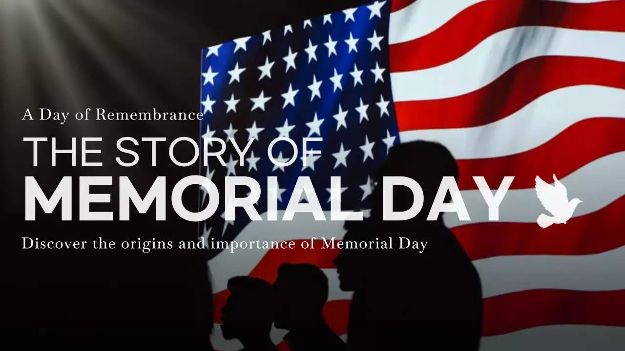 Introducing the Black and Red Minimalist Memorial Day Story