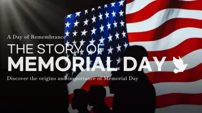 Introducing the Black and Red Minimalist Memorial Day Story