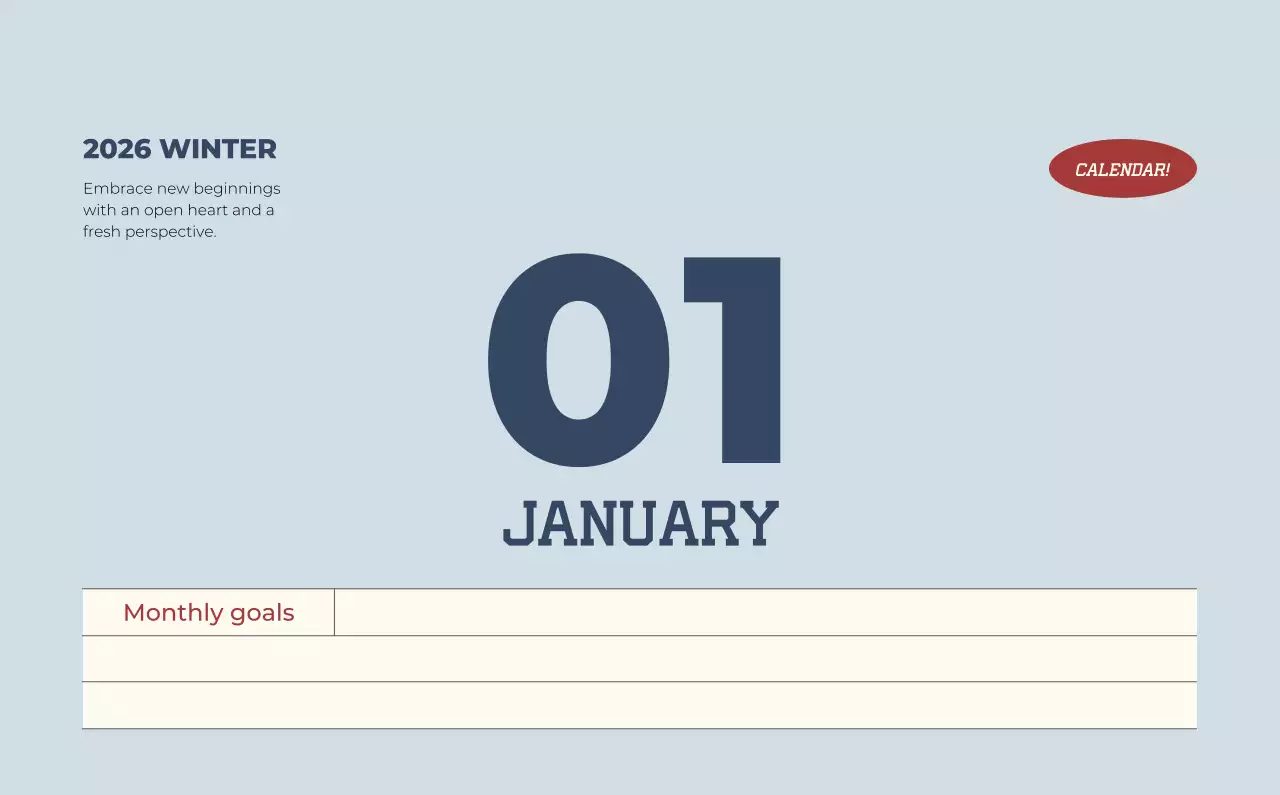 아이보리 클래식 달력 기획