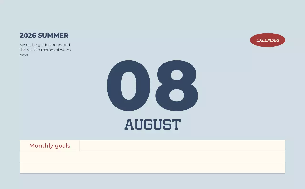 아이보리 클래식 달력 기획