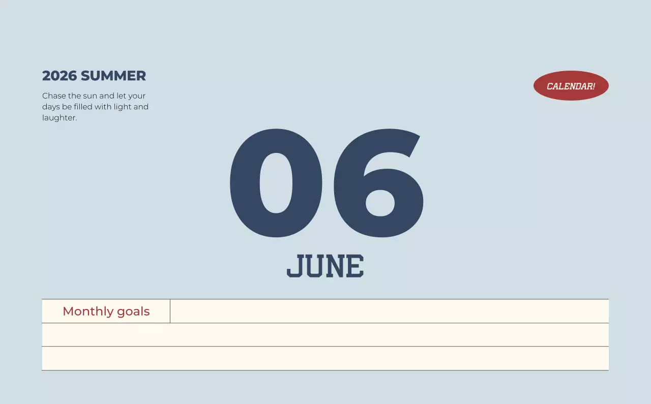 아이보리 클래식 달력 기획