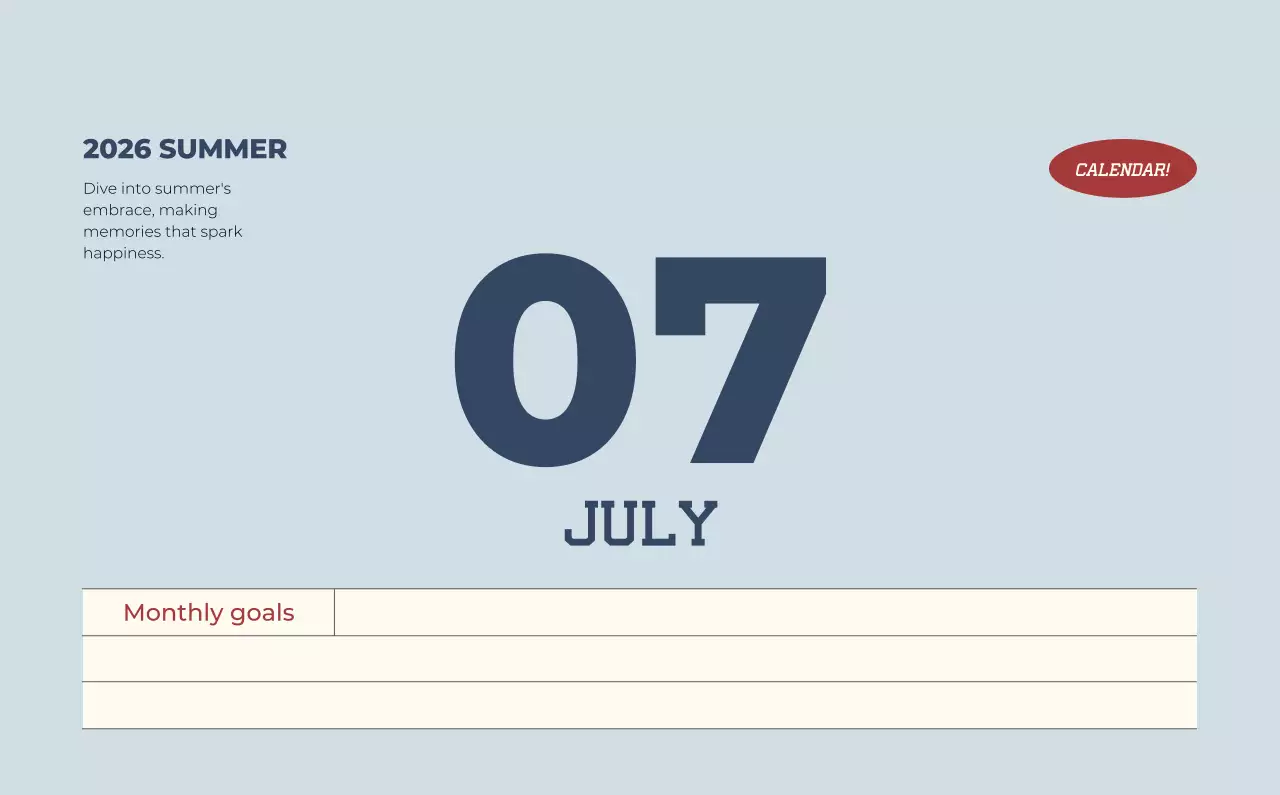아이보리 클래식 달력 기획