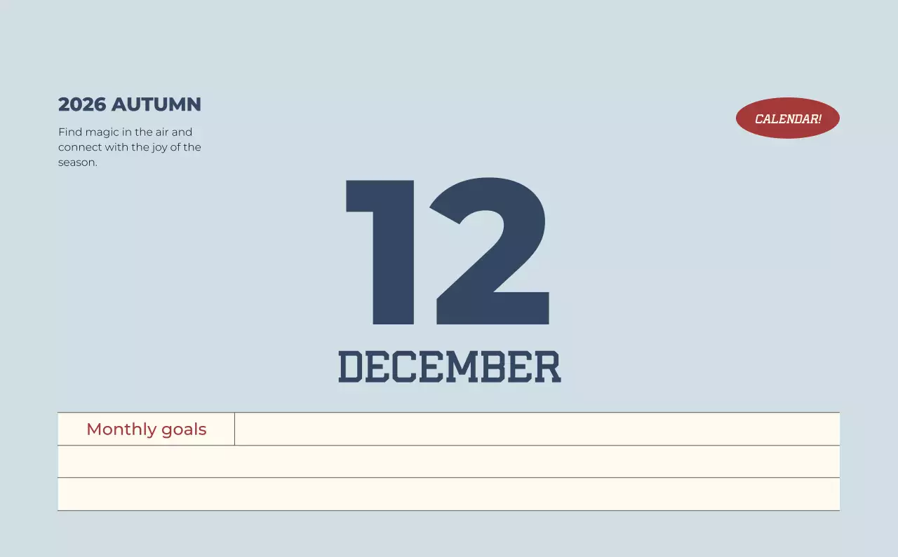 아이보리 클래식 달력 기획