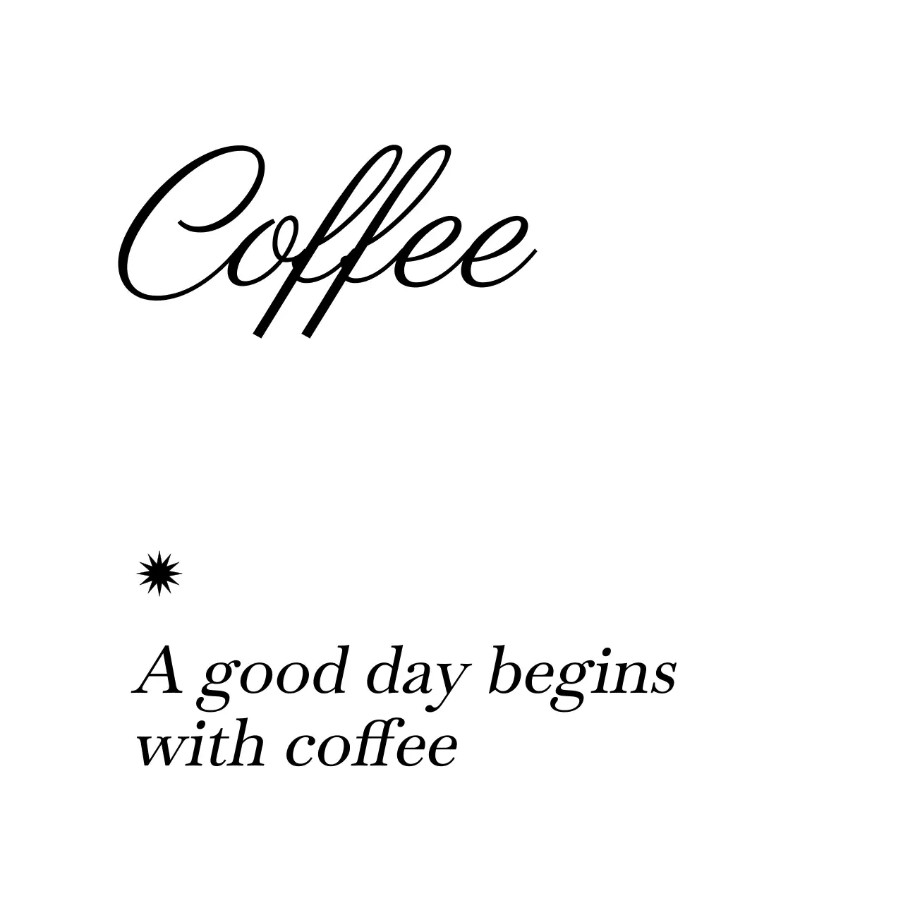 白黒 シンプル 英語 カップグッズ