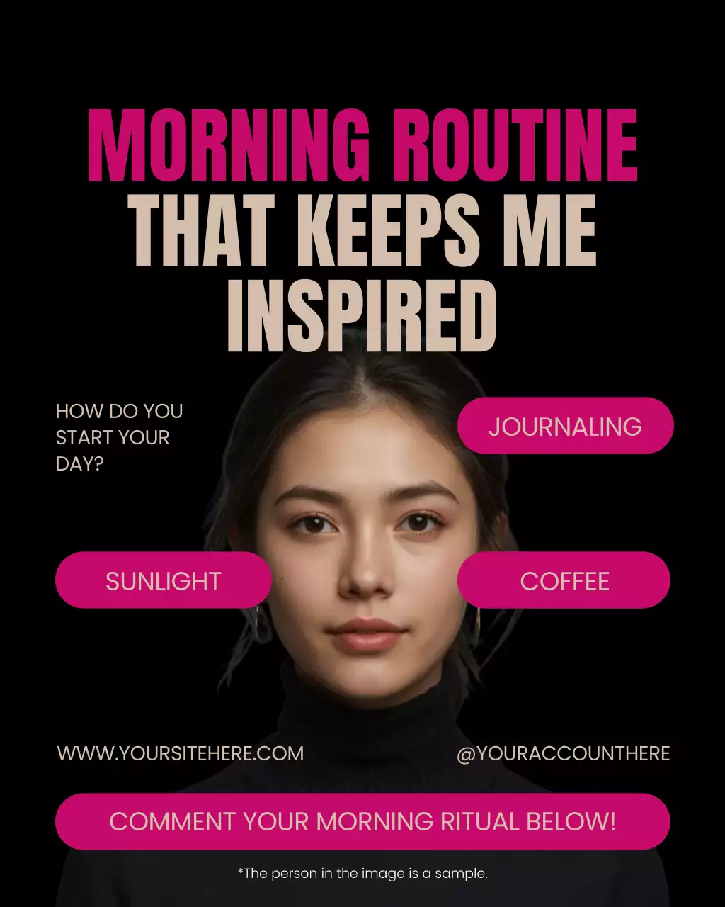 Pink Modern Lifestyle Promotion