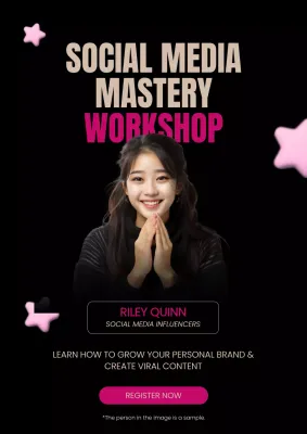 Black Modern Social Media Workshop Invitation