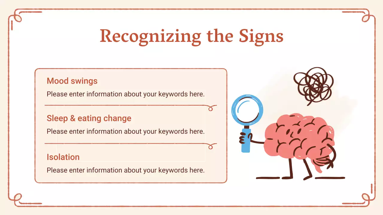 베이지 미니멀 임산부 웰빙 프레젠테이션