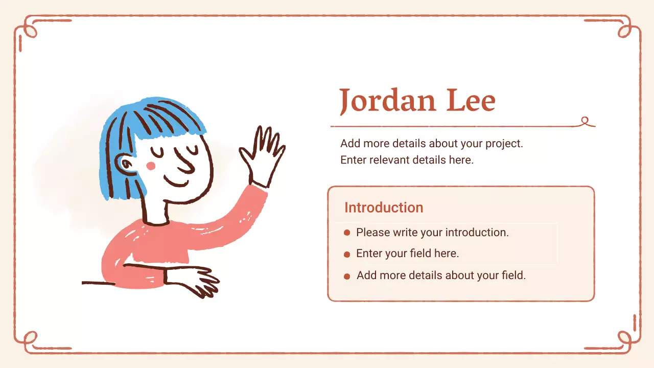 베이지 미니멀 임산부 웰빙 프레젠테이션