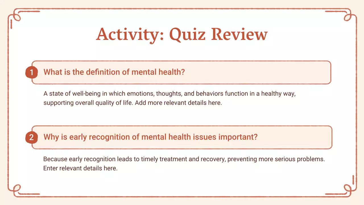 베이지 미니멀 임산부 웰빙 프레젠테이션