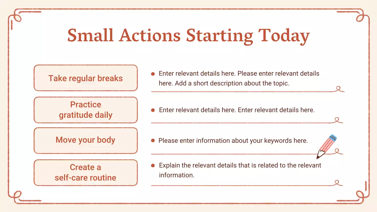 베이지 미니멀 임산부 웰빙 프레젠테이션