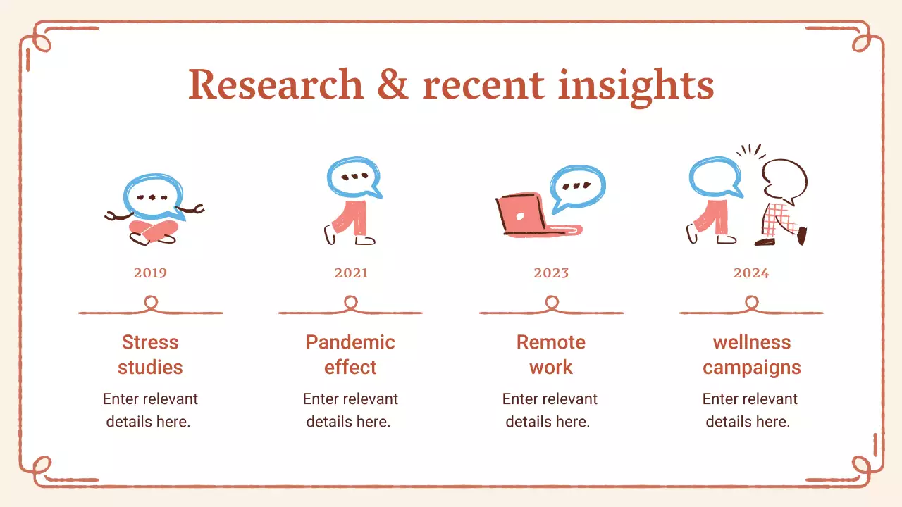 베이지 미니멀 임산부 웰빙 프레젠테이션