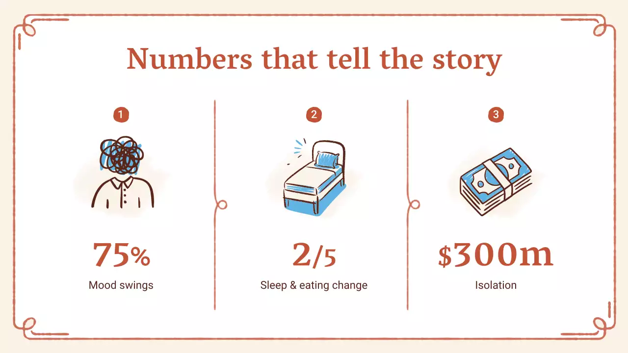 베이지 미니멀 임산부 웰빙 프레젠테이션