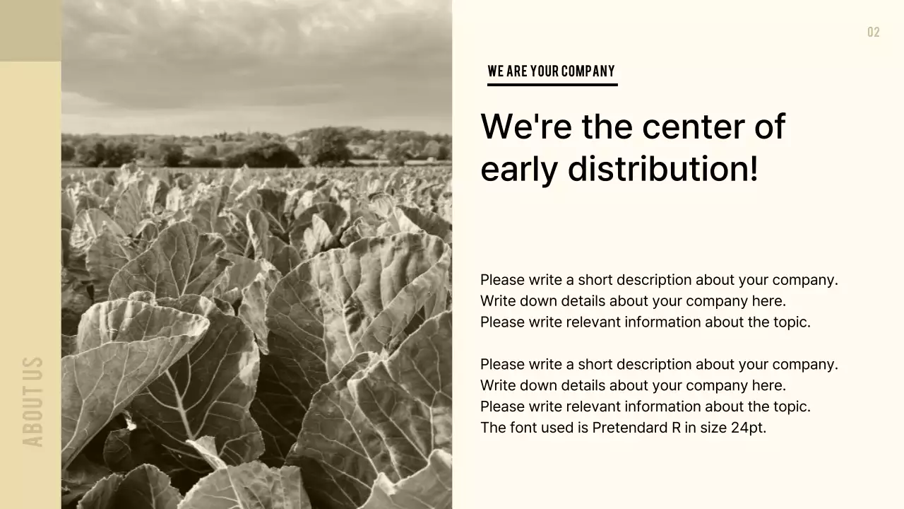 Beige Modern Produce Proposal Presentation