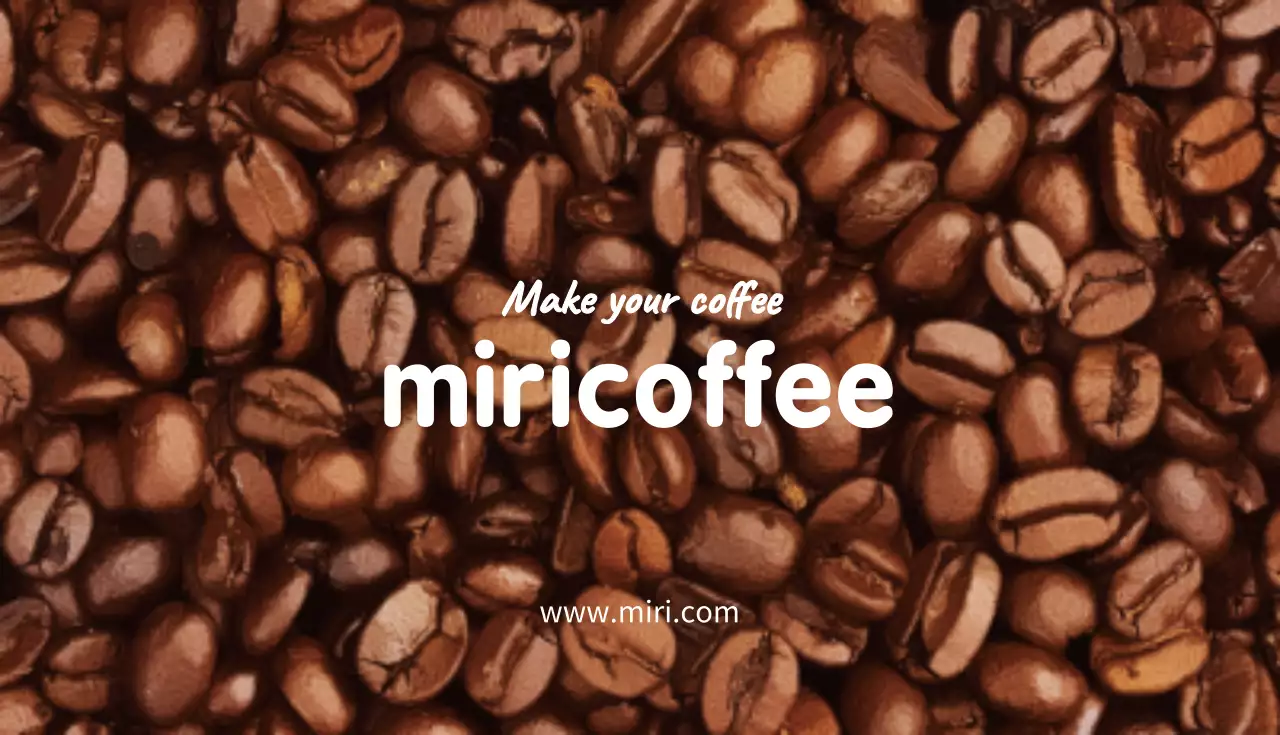 茶色 シンプル コーヒー 名刺